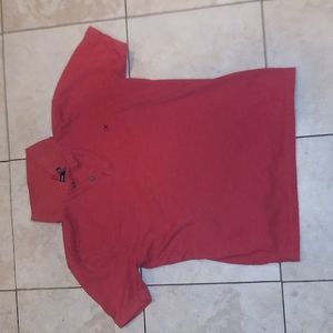 Calvin Klein Red Polo Kids Large